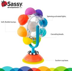 Soft Rubber Rainbow Wheel Toy for Kids Age 6 Motor Skill Development