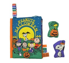 Peanuts Baby Deluxe Soft Snoopy Book Authentic Peanuts Halloween With 2 Plushies