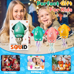 LZZAPJ Electric Dancing Octopus Light Music Suitable for 12-18 Months Old Baby T