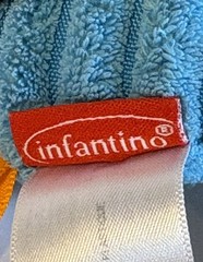 Infantino Pull & Play Jittery Pal Elephant Baby Teething Developmental Toy EUC