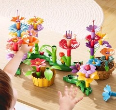 Toddler Girls Toys for 3-7 Years Old, 81Pcs Flower Garden Building Set