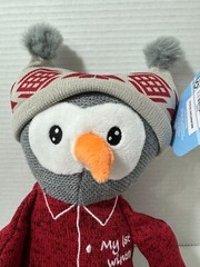 Owl Plush Rattle Toy Spark Create Imagine Baby Holiday Toy 17” First Christmas