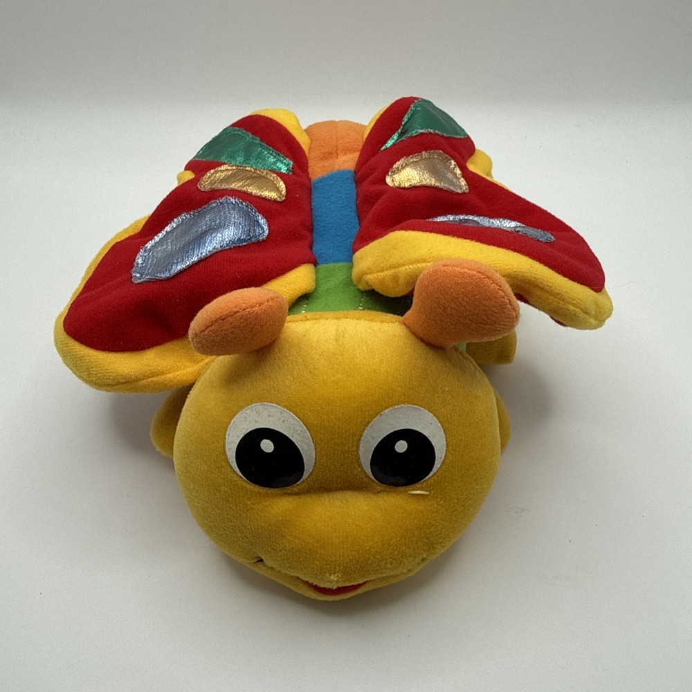 The Learning Journey Early Learning Butterfly Plush 7” Musical Vibrates Works