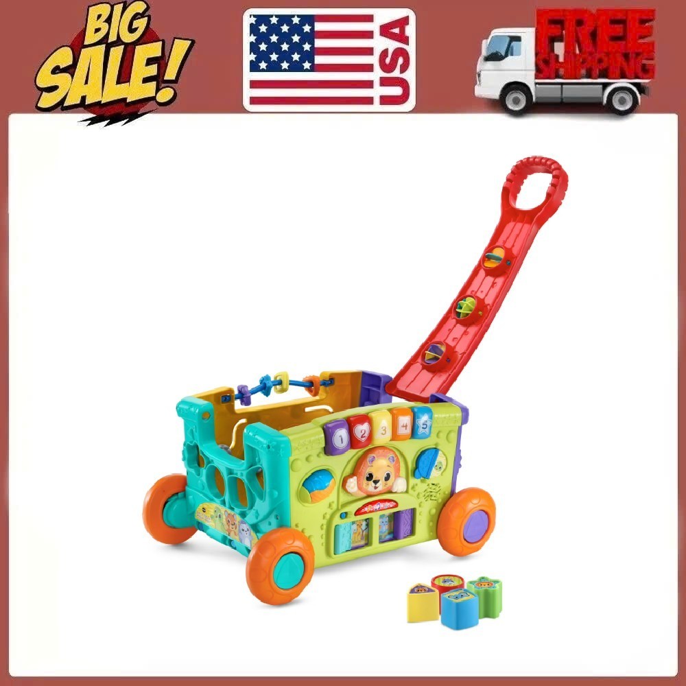 VTech Sort & Discover Activity Wagon with Accessories, Baby and Toddler Toys