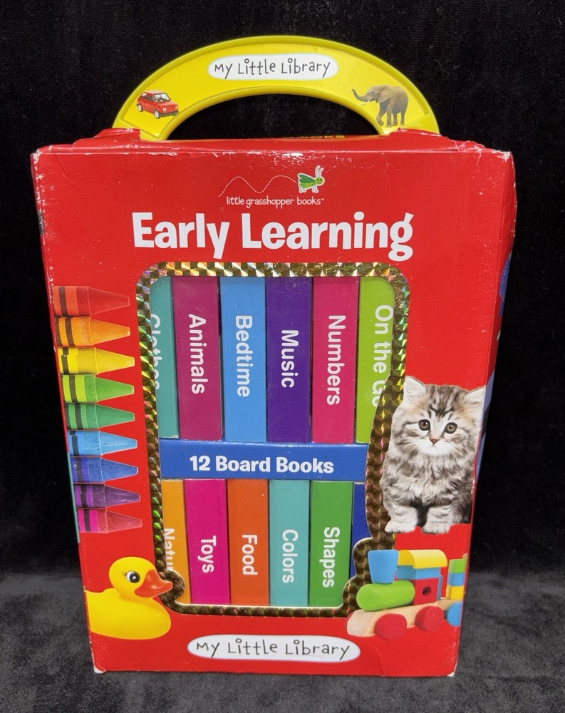 My Little Library-Little Grasshopper Book-Early Learning-12 Board Books 12m & Up