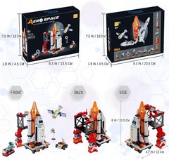 Non-Toxic Space Exploration Shuttle Toys: 12 Models for Boys Age 6-12 – 566 PCS