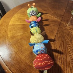 Baby Toy Plush Caterpillar Infant Stuffed Animal Rattle Crinkle Sensory 20″ READ