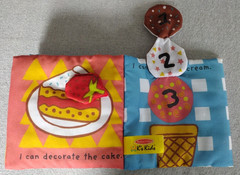 Melissa & Doug Ks Soft Cloth Activity Quiet Book Little Chef Cooking Lift Flaps