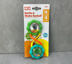 NEW KIDS 2 Bright Stars Rattle Shake Barbell Toy 2021 BPA FREE 3M+ 3 Months Baby