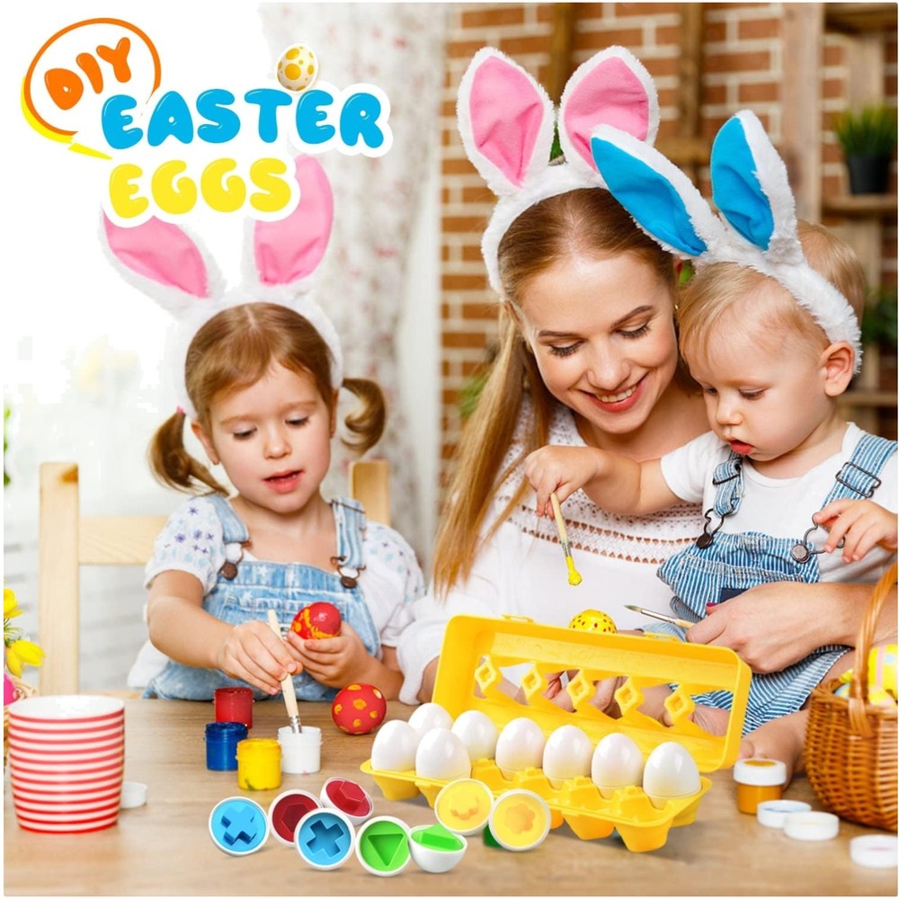 Montessori Matching Egg Toy Set