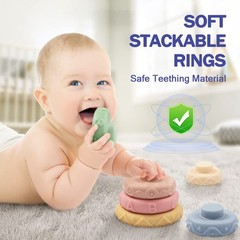 Baby Toys 6-12 Months, Montessori Toy for Babies 6-12 Months, Incl Stacking B…