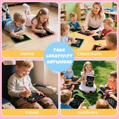 24 Pack LCD Writing Tablet for Kids, Erasable and Reusable Toddler Doodle Boa…