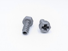 (2) [SILVER] Vtech Drill and Learn Replacement Screws