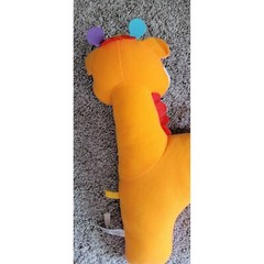 VTech Tummy Time Discovery Pillow Giraffe Plush Stuffed Animal Add Your Toys