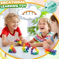 Sensory Autism Balls Toy for Toddler Kids, Airplane Travel Toys for Age 3-5 5…
