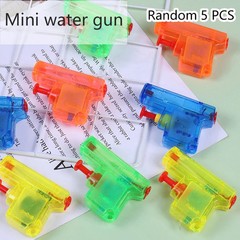（Summer6）5 Pcs/set Summer Seasides Water Toys Handheld Manual Watergun Toy
