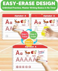 Preschool Learning Activities Kindergarten Workbooks, Toddler Busy Book Handw…