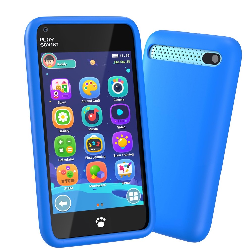 Kids Toys Smart Phone, 3.97″ Touchscreen, Birthday Gifts for Kids, 16GB Toddl…