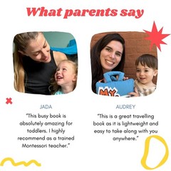 My Quiet Book – Travel Essential, Car Plane Activity Books, Montessori Busy B…