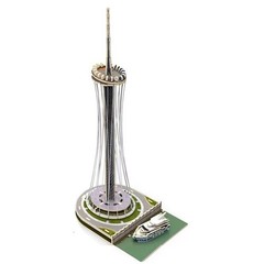 Guangzhou Tower China 3D Wooden Puzzle DIY Toy woodcraft Building birthday gift