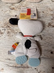 Peanuts Snoopy 12.5″ Inch Sensory Crinkle Blanky & Teether Feet Activity Toy