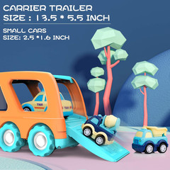 9 Pack Cars Toys for 2 3 4 5 Years Old Toddlers Boys and Girls Gift, Big Transpo