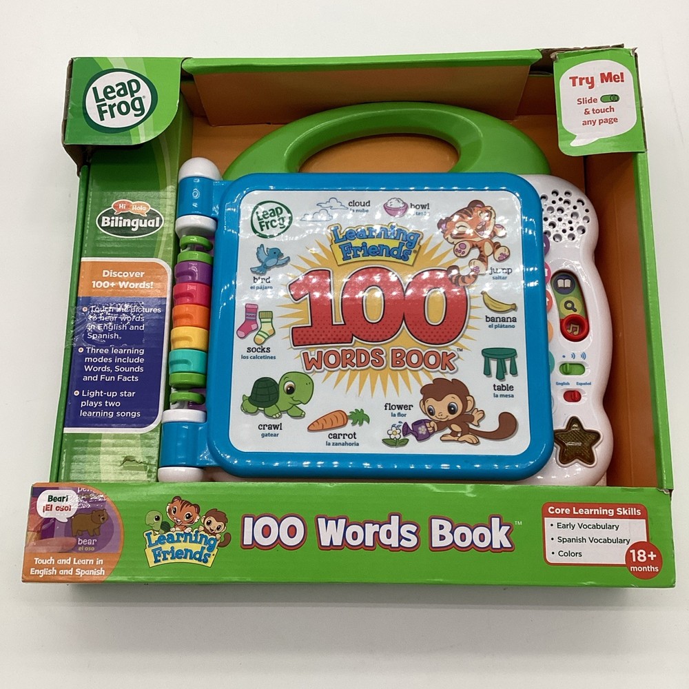 New Leap Frog Learning Friends 100 Words Book – Toddler Interactive Sound Book