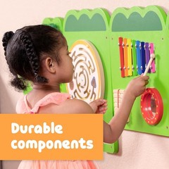 Crocodile Activity Wall Panels – Ages 18m+ – Montessori Sensory Toy – 8 Activ…