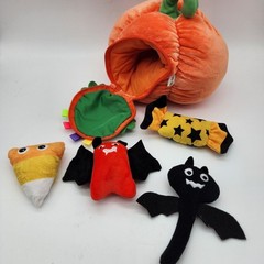 Teytoy My First Halloween Plush Pumpkin Set 5Pcs Stuffed Toy W/All Stuffys 8″