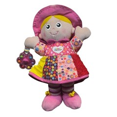 Tomy Lamaze My Friend Emily Sensory Development Baby Girl Plush Doll Rattle 10”