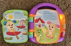 Fisher-Price Laugh and Learn Storybook Rhymes Book with Lights & Sounds