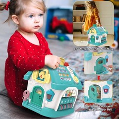 8 in 1 Functional Musical House Educational Baby Toys 12-18 Months Montessori