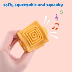 Soft Stacking Blocks for Baby – Sensory Montessori Toys Toddler Activities – …