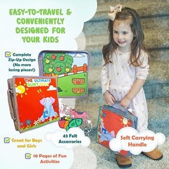 Busy Book for Toddler Airplane Car Activities Toy Road Trip Must Have Essential