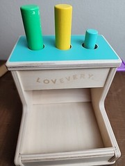 Lovevery Wooden Peg Drop The Thinker Play Kit Baby 11-12 Months Complete