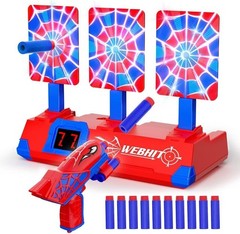 Shooting Toys for 3-12 Old Boys, Hero Styles with Glowing Web&Sounds,LCD Sco…