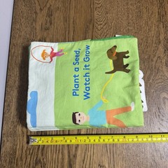 Lovevery Plant A Seed, Watch It Grow Soft Book Explorer Play Kit Busy Texture