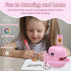 Drawing Robot for , Voice Interactive Educational Drawing Robot, Montessori P…