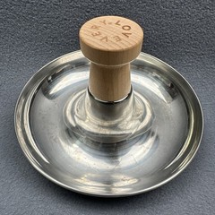 Lovevery Tip And Turn Stainless Steel Explorer Spin Top Learning No Ball *READ*