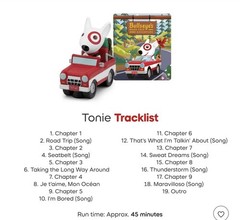 Tonies Story Time Target Bullseye’s Roadtrip Adventure Target Exclusive New