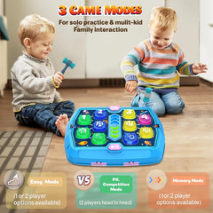 Whack Game Mole for Toddlers, Toys for 3 4 5 6 Year Old Boys Girls, Interactive
