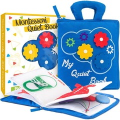 Travel Toys for Airplane and Car Rides, Quiet Busy Book for Toddlers 1-3, Pla…