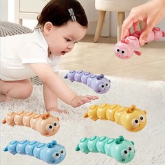 Wind Up Caterpillar Toy Baby Crawling Educational Clockwork Safe Non-Toxic