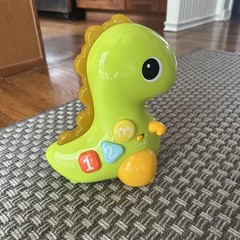 Bright Starts Go Go Dino Crawl And Count Toy: Music, Lights Up, Moves