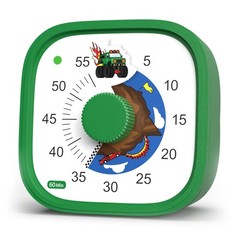Visual Timer for Kids – Tick Tock Truck Clock – Silent Time Management 