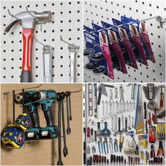 Scartink Pegboard Hooks Pegboard Accessories,2 inch,4 inch,8 inch,Pegboard Or…