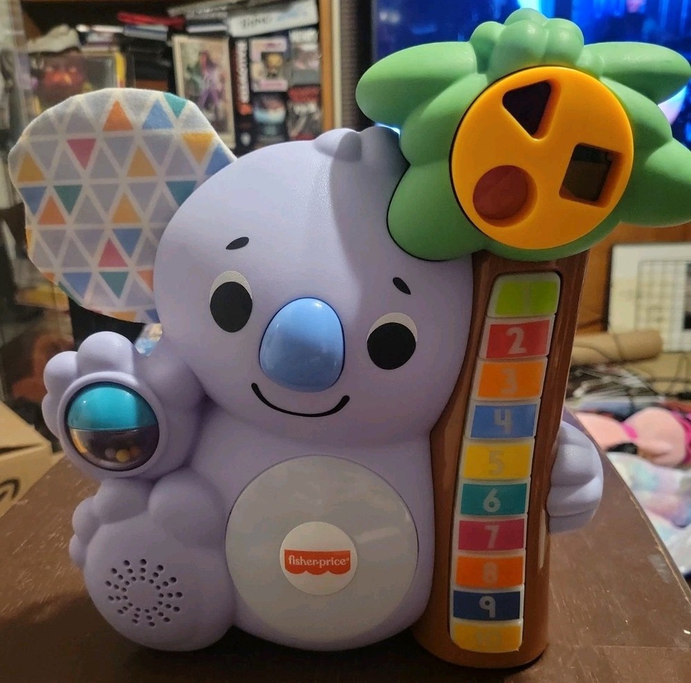 Fisher Price Mattel Linkables Koala Bear Learning Toy Baby Interactive EXCELLENT