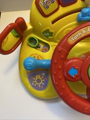 VTech Turn and Learn Driver Kids Educational Toy Sound Music Ages 0-5
