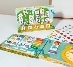 Busy Book for Toddlers, Quiet Book for Kids Development. Education. Motor Skills