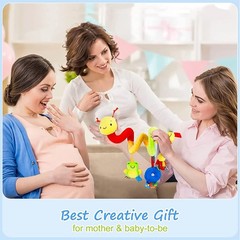 Baby Spiral Crib Stroller Toy Hanging Rattle Activity Car Seat Animal Toy